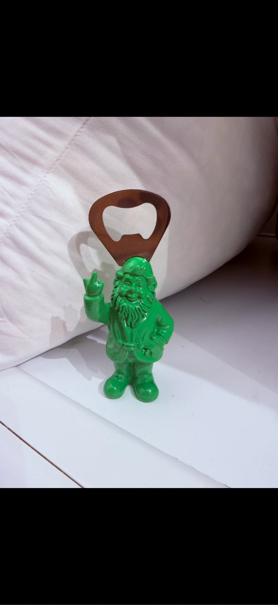 Ouvre canette nain vert 
